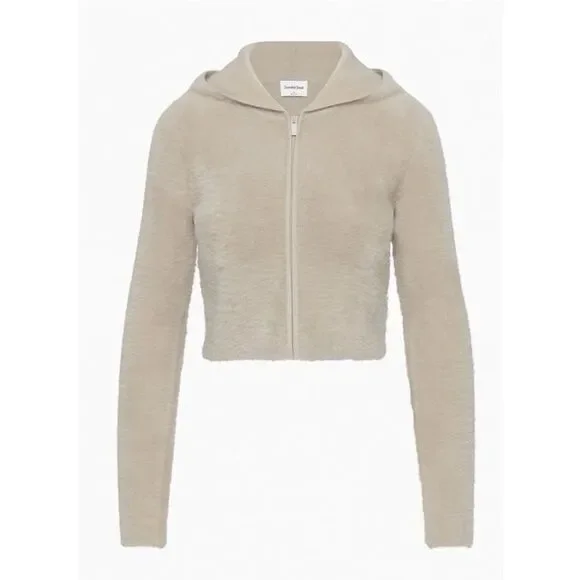 Aritzia Sunday Best Maddox Sweater in Humus Beige Size Small - Picture 6 of 12